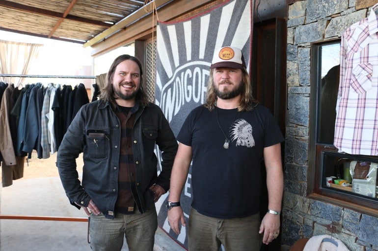 Kari Salmela and Mats Andersson of Indigofera at Desert & Denim
