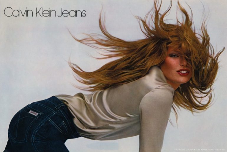 Patti Hansen Calvin Klein jeans