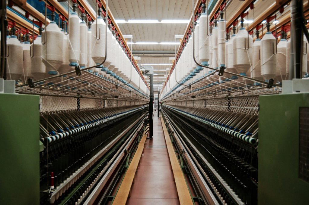 how denim is made, spinning ring spinning
