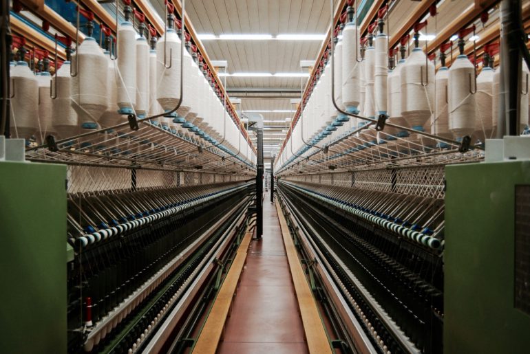 how denim is made, spinning ring spinning