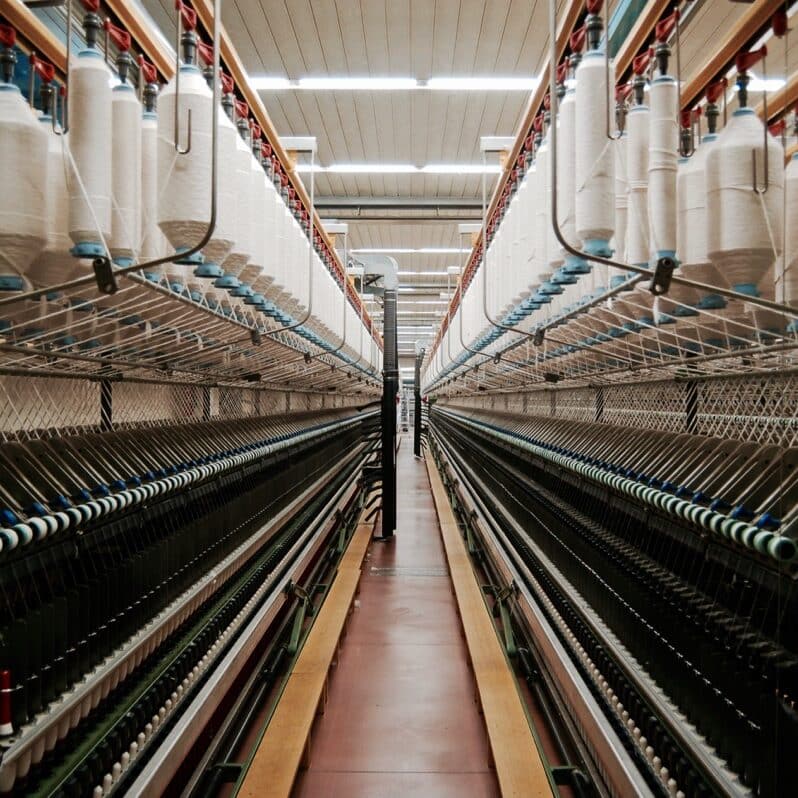 how denim is made, spinning ring spinning