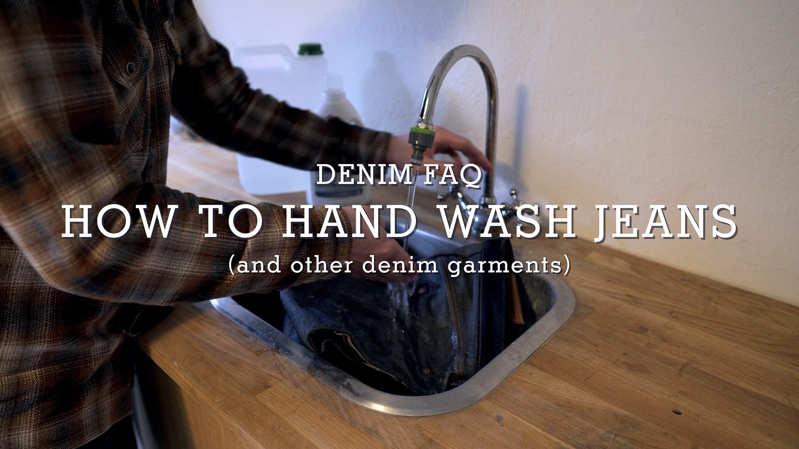hand wash, raw denim, how to hand wash,